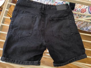 Pantalón corto vaquero negro T42