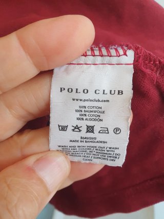 Polo chico Polo Club M borgoña