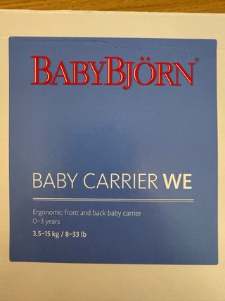 Mochila Portabebés BabyBjörn BabyCarrier WE