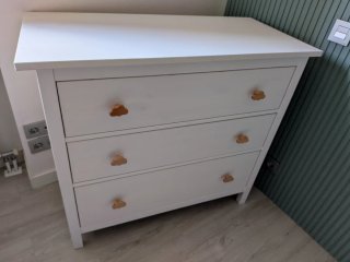 Cómoda Ikea 3 cajones blanca
