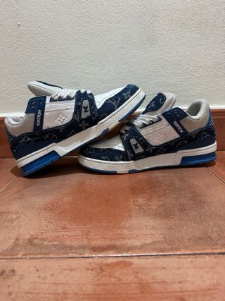 Zapatillas Louis Vuitton Azules y Blancas