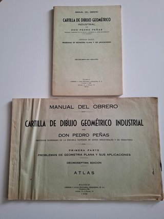 Tres Manuales de Dibujo Técnico 1947-1955