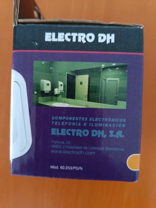 Interruptor Detector Movimiento IR Pared
