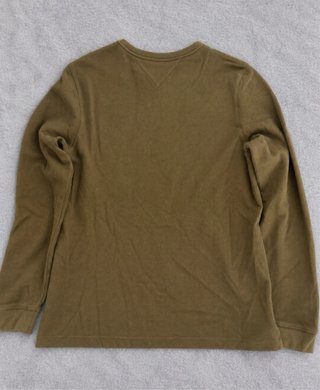 Camiseta Tommy Jeans Henley Verde Talla L