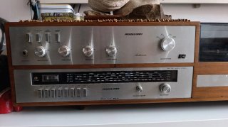 Tocadiscos Radio Roselson Marrón/Plata con radio