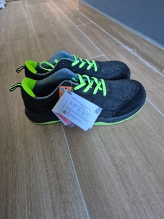 Zapatos MARIO S1P Negro-Verde Metal Free