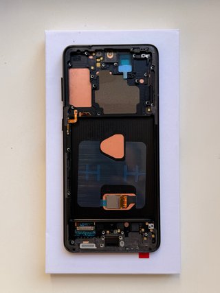Schermo Samsung S21 Plus Nero Originale
