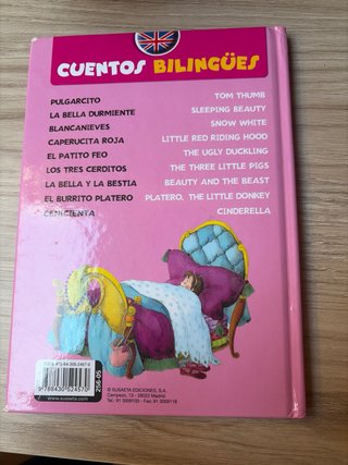 Pack de tres libros bilingües