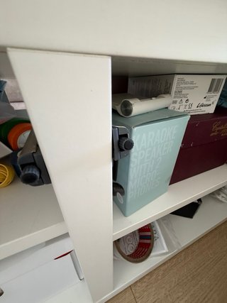 Mueble TV Besta Ikea tope de madera