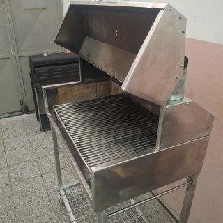 Barbacoa Móvil de acero inoxidable