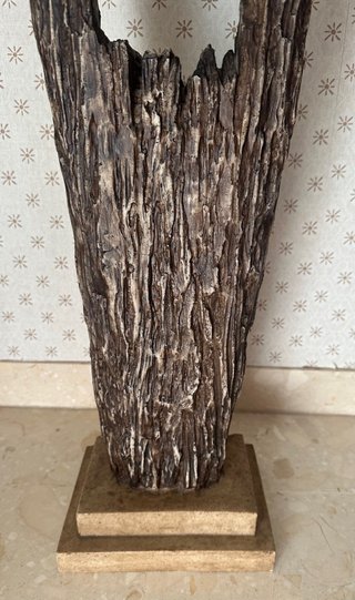Estatua Decorativa Madera y Piedra