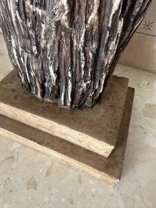 Estatua Decorativa Madera y Piedra