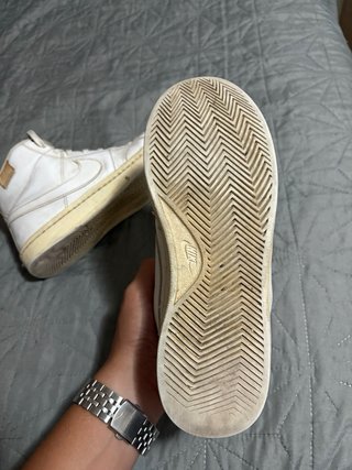 Nike Air Force 1 Mid Beige/Blanco