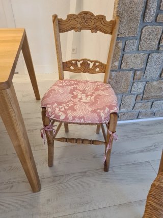6 Sillas Pino Mazizo Asiento Enea Artespal
