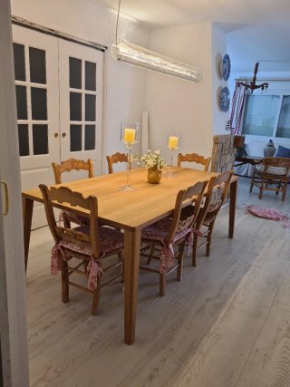 6 Sillas Pino Mazizo Asiento Enea Artespal