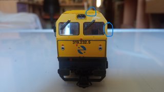 Locomotora ROCO H0 319.2 c/continua