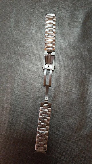 Correa Reloj Metálica Negra 20mm - Nueva