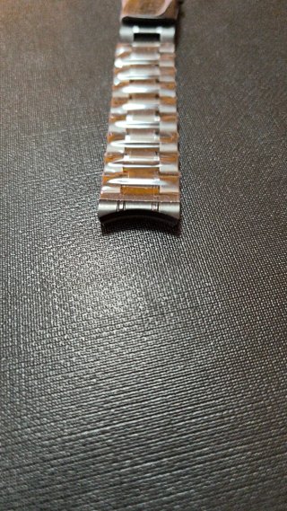 Correa Reloj Metálica Negra 20mm - Nueva