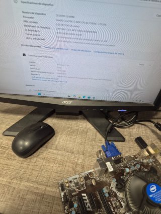 Placa MSI H110 + Intel i5 6400