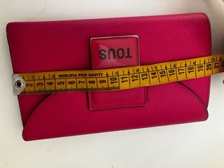 Cartera billetero monedero TOUS fucsia