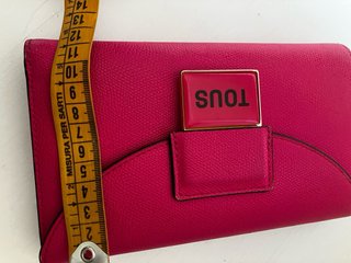 Cartera billetero monedero TOUS fucsia