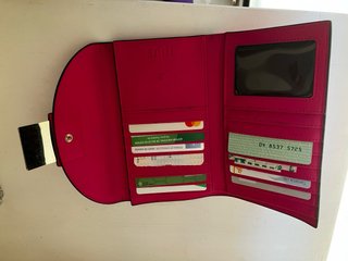 Cartera billetero monedero TOUS fucsia