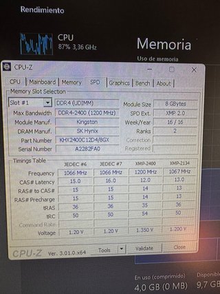 2x8gb HyperX Savage DDR4 RAM