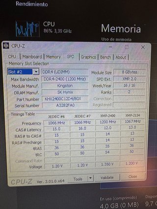 2x8gb HyperX Savage DDR4 RAM