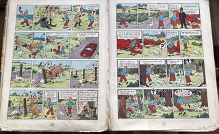 TINTIN: Lote de 6 comics