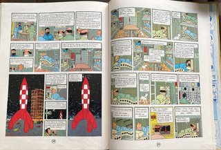 TINTIN: Lote de 6 comics