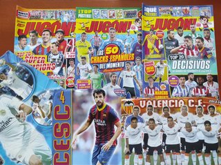 Revistas antiguas Jugón de Panini