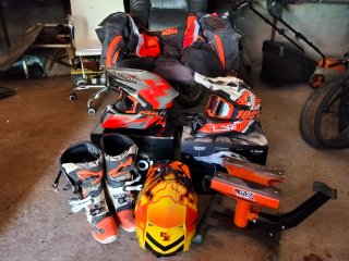 Moto KTM Enduro/Motocross Negra/Naranja