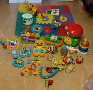 Pack Juguetes Infantiles y REGALO alfombra.
