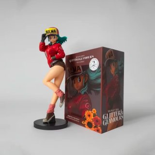 Figura Bulma roja 26cm, recast Glitter & Glamours