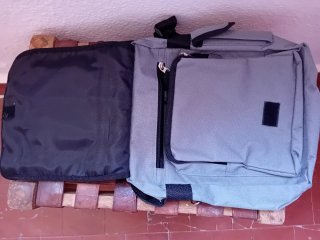 Bolso bandolera USG gris