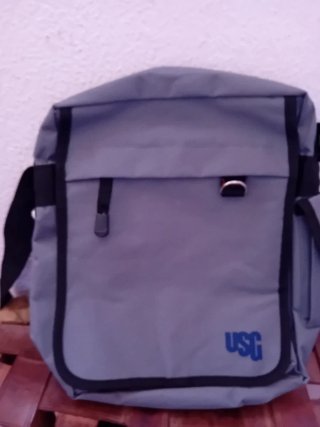 Bolso bandolera USG gris