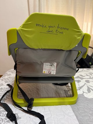 Trona portátil para bebé con diseño de conejo