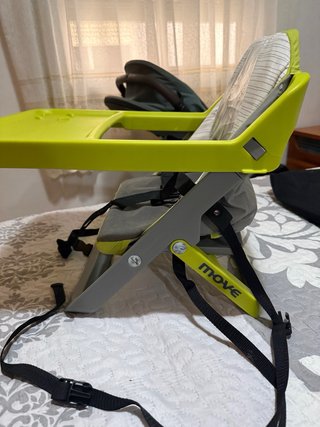 Trona portátil para bebé con diseño de conejo