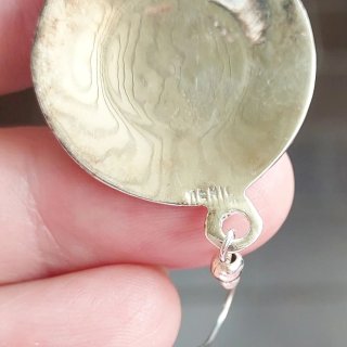 Conjunto Plata Colgante y Pendientes