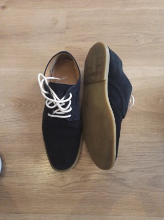 Zapatos Zara Hombre Talla 43 Azul Marino
