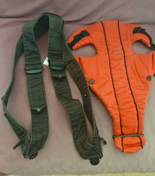 Mochila portabebés BabyBjörn naranja