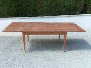 Mesa de comedor de madera extensible de 1'40 2'30