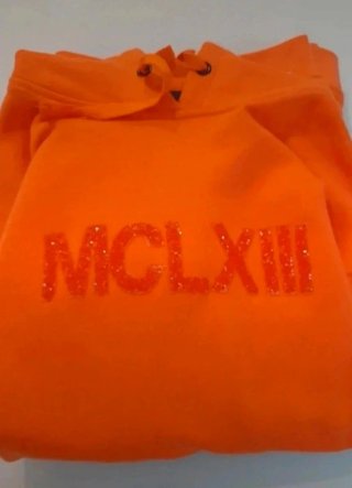 Sudadera Fun&Fun Mujer Talla M Naranja