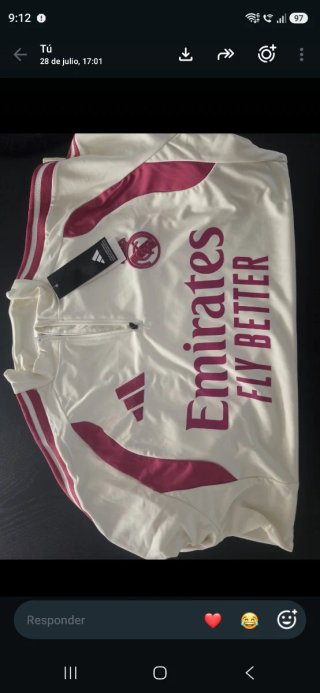 Chándal Real Madrid Adidas Blanco y Rosa