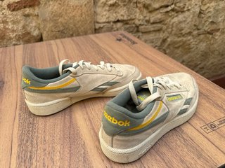 Reebok Clásicas Beige/Verde Talla X