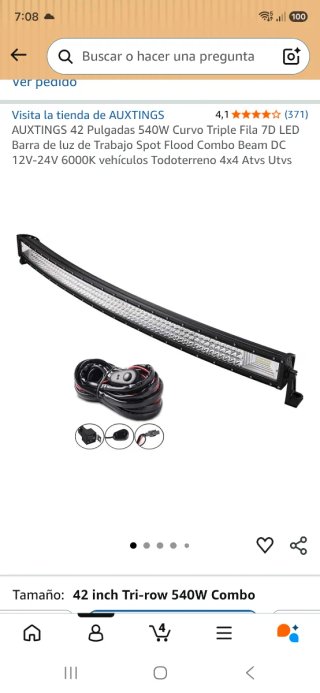Foco LED Largo Alcance Coche