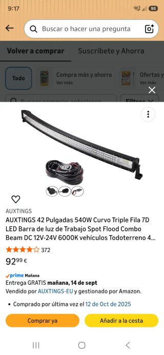 Foco LED Largo Alcance Coche