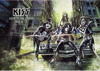 KISS LP New York Club Tour '73 + poster