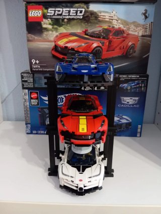 Soporte expositor Lego Speed Champions