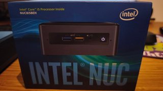 Mini PC Intel NUC8i5BEH2 Negro/Plata